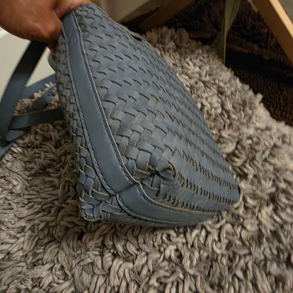 Madewell Small Transport Crossbody:  Woven Leather Edition - Picture 6 of 10